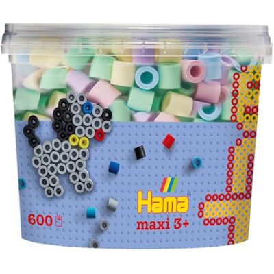 Hama Strijkkralen, ca. 600 kralen, mix 52, kleuren nr. 2, 95, 96, 97, 98, mozaïek decoratie en knutselen voor creatieve kinderen vanaf 5 jaar Hama Strijkkralen, ca. 600 kralen, mix 52, kleuren nr. 2, 95, 96, 97, 98, mozaïek decoratie en knutselen voor creatieve kinderen vanaf 5 jaar