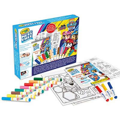 CRAYOLA Color Wonder, Paw Patrol cadeauset, kleurpagina's, stickers, vlekvrije markers, leeftijd 3 + 75 tot 2832 CRAYOLA Color Wonder, Paw Patrol cadeauset, kleurpagina's, stickers, vlekvrije markers, leeftijd 3 + 75 tot 2832