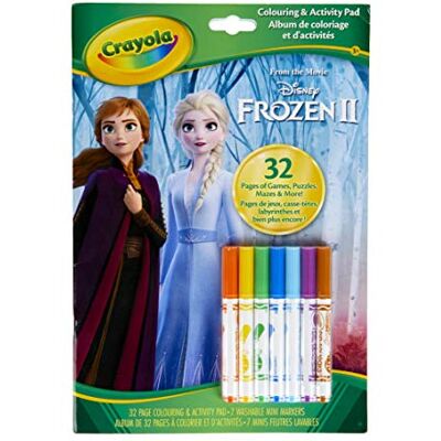 CRAYOLA Kolorowanka aktywizujaca z flamastrami Kraina Lodu CRAYOLA Kolorowanka aktywizujaca z flamastrami Kraina Lodu