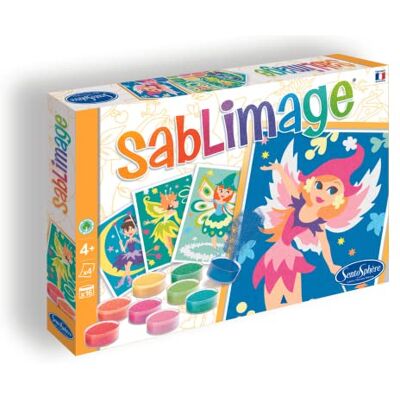 Sentosphère – Sablimage Feeën – knutselset voor kinderen – 4 schilderijen om te maken – 16 kleurrijke zandtinten – Concept Box met frame – vanaf 4 jaar – gemaakt in Frankrijk – 8814 Sentosphère – Sablimage Feeën – knutselset voor kinderen – 4 schilderijen om te maken – 16 kleurrijke zandtinten – Concept Box met frame – vanaf 4 jaar – gemaakt in Frankrijk – 8814