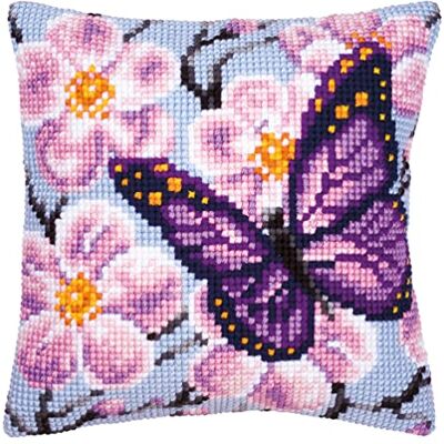 Vervaco Kruissteek Kit Volledige Kussen Set Vlinder SLECHT Decoratie Handmatig Borduurwerk Kit Volwassen Kunst Creatief Cadeau DIY ca. 40 x 40 cm Cross Stitch Borduurwerk Vervaco Kruissteek Kit Volledige Kussen Set Vlinder SLECHT Decoratie Handmatig Borduurwerk Kit Volwassen Kunst Creatief Cadeau DIY ca. 40 x 40 cm Cross Stitch Borduurwerk