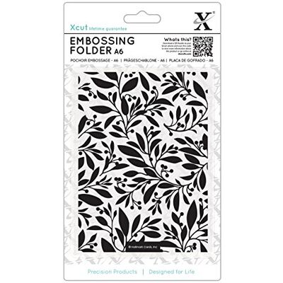 Xcut Feestelijke bloemenreliëfmap, meerkleurig, één maat Xcut Feestelijke bloemenreliëfmap, meerkleurig, één maat