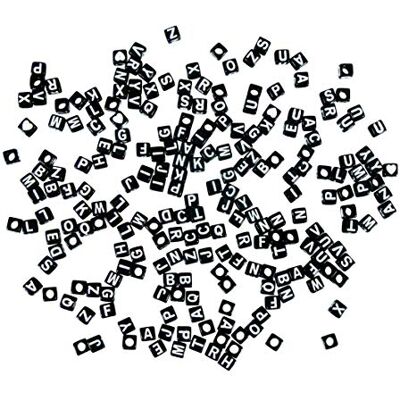 Rayher 400 stuks 400 stuks witte letterkralen 5 x 5 mm 40 g (ca. 400 stuks) witte letterkralen 40 g (ca. 400 stuks) speeksel- en zweetbestendige kralen voor sieraden en hobby Rayher 400 stuks 400 stuks witte letterkralen 5 x 5 mm 40 g (ca. 400 stuks) witte letterkralen 40 g (ca. 400 stuks) speeksel- en zweetbestendige kralen voor sieraden en hobby
