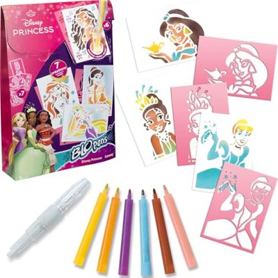 Lansay BLOPENS DISNEY PRINSES Tekening- en kleurset voor kinderen vanaf 5 jaar 6 Blopens kleurstiften + 7 herbruikbare sjablonen Handmatige activiteit Verjaardagscadeau Lansay BLOPENS DISNEY PRINSES Tekening- en kleurset voor kinderen vanaf 5 jaar 6 Blopens kleurstiften + 7 herbruikbare sjablonen Handmatige activiteit Verjaardagscadeau