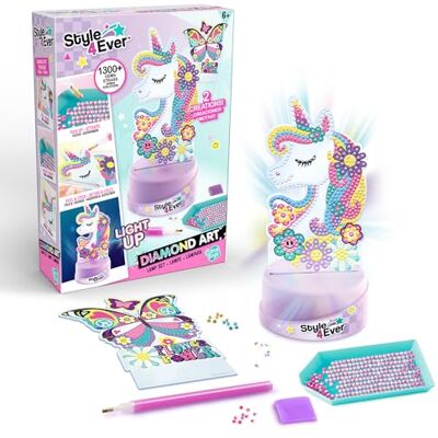 Canal Toys Diamantschilderij – Diamant'Art Lampset – diamantkunst – OFG 299, paars Canal Toys Diamantschilderij – Diamant'Art Lampset – diamantkunst – OFG 299, paars