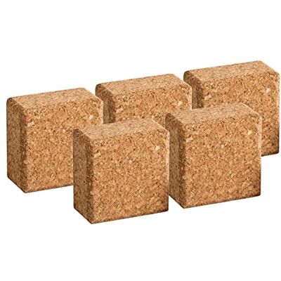 Kork-Deko 5 stuks kurkvierkanten 6 x 6 x 3 cm geometrische vormen van geperste kurk kurkvormen voor vrije tijd, knutselen of modelbouw verschillende vormen kurk uit Portugal Kork-Deko 5 stuks kurkvierkanten 6 x 6 x 3 cm geometrische vormen van geperste kurk kurkvormen voor vrije tijd, knutselen of modelbouw verschillende vormen kurk uit Portugal