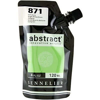 Sennelier Abstract Acryl, 120 ml, Helder Geel Groen Sennelier Abstract Acryl, 120 ml, Helder Geel Groen