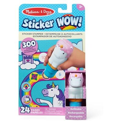 Melissa & Doug WOW-sticker eenhoorn stempel en blok FSC-gecertificeerd Melissa & Doug WOW-sticker eenhoorn stempel en blok FSC-gecertificeerd