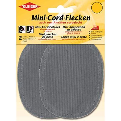 Kleiber Patch Patch Oval Strijken Patch Grijs Kleiber Patch Patch Oval Strijken Patch Grijs