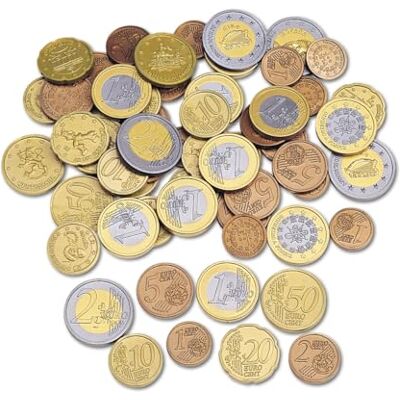 Learning Resources Learning Ressources Euro munten Set (100 stuks) Learning Resources Learning Ressources Euro munten Set (100 stuks)