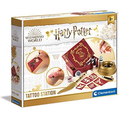 Clementoni , Harry Potter 18671 tijdelijke tattooset voor kinderen van 7 jaar, meerkleurig Clementoni , Harry Potter 18671 tijdelijke tattooset voor kinderen van 7 jaar, meerkleurig