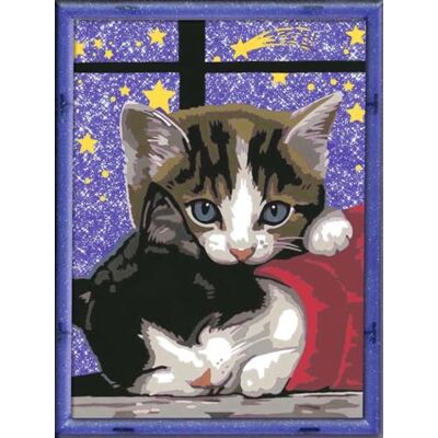 Ravensburger CreArt, schilderen op nummer kinderen knuffelige kittens: met glitter om te versieren! Ravensburger CreArt, schilderen op nummer kinderen knuffelige kittens: met glitter om te versieren!