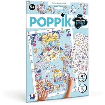 POPPIK Creatieve sticker poster feest POPPIK Creatieve sticker poster feest