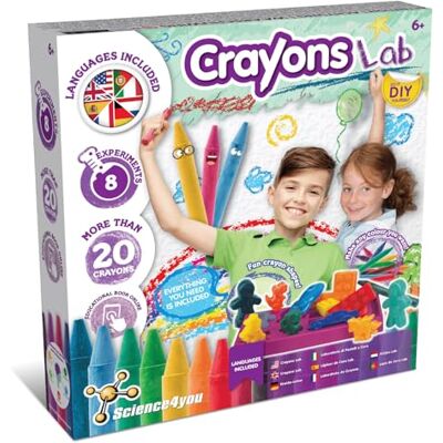 Science4you Pastels Lab Maak je eigen potloden voor kinderen, grappige vormen, creatieve en kleurset voor kunsthandwerk, speelgoedcadeau voor kinderen van 6, 7, 8, 9 jaar Science4you Pastels Lab Maak je eigen potloden voor kinderen, grappige vormen, creatieve en kleurset voor kunsthandwerk, speelgoedcadeau voor kinderen van 6, 7, 8, 9 jaar