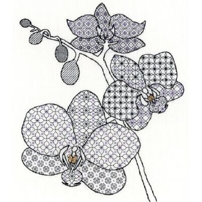 Bothy Threads Orchidee XBW2 werkset, zwart Bothy Threads Orchidee XBW2 werkset, zwart