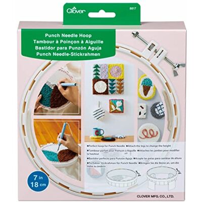 Clover naald hoelahoep 18cm 7" CL8817, OS Clover naald hoelahoep 18cm 7" CL8817, OS