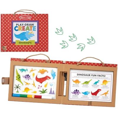 Melissa & Doug Natural Play: herbruikbare magnetische en tekenset voor spelen, tekenen en creëren Dinosaurussen (41 magneten, 5 droog uitwisbare markers) Melissa & Doug Natural Play: herbruikbare magnetische en tekenset voor spelen, tekenen en creëren Dinosaurussen (41 magneten, 5 droog uitwisbare markers)