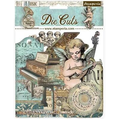Stamperia DFLDC108 Die Cuts, Assorted, One Size Stamperia DFLDC108 Die Cuts, Assorted, One Size