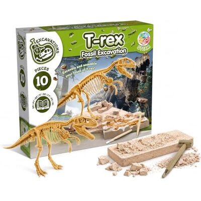 Science4you Dinosaurus T-Rex-graafset voor kinderen +6 jaar Graaf en monteer 10 dinosaurusfossielen met dit paleontologische en archeologische speelgoed voor kinderen, wetenschappelijke spellen van 6-10 jaar Science4you Dinosaurus T-Rex-graafset voor kinderen +6 jaar Graaf en monteer 10 dinosaurusfossielen met dit paleontologische en archeologische speelgoed voor kinderen, wetenschappelijke spellen van 6-10 jaar