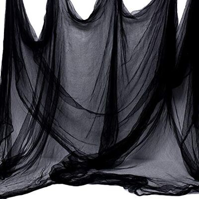 Whaline Halloween griezelige stof zwart Halloween 701x221cm griezelige Halloween decoratie voor gasthuis feestbenodigdheden Whaline Halloween griezelige stof zwart Halloween 701x221cm griezelige Halloween decoratie voor gasthuis feestbenodigdheden