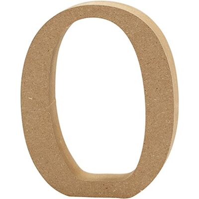Creativ Letter O MDF bruin 13 x 2 cm Creativ Letter O MDF bruin 13 x 2 cm