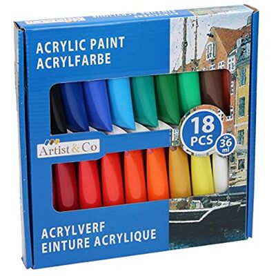 artico Unbekannt 52794 acrylverf, 18 stuks artico Unbekannt 52794 acrylverf, 18 stuks