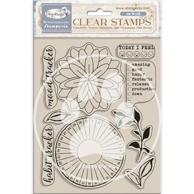 Stamperia WTK205 Dewdrops decoratief papier, transparant, 14 x 18 x 1 cm Stamperia WTK205 Dewdrops decoratief papier, transparant, 14 x 18 x 1 cm