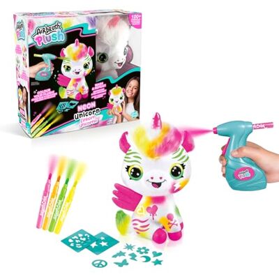 Canal Toys Airbrush Plus Neon Eenhoorn Canal Toys Airbrush Plus Neon Eenhoorn