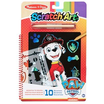 Melissa & Doug PAW Patrol La Pat' Patrouille kladblok, kleuronthullend reisactiviteitenblok, creatief spel, Marshall Melissa & Doug PAW Patrol La Pat' Patrouille kladblok, kleuronthullend reisactiviteitenblok, creatief spel, Marshall