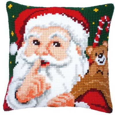 Vervaco Kruissteek Kit Compleet Kussen Set CHUT! Decoratie Handmatig Borduurwerk Kit Volwassen Kunst Creatief Cadeau DIY ca. 40 x 40 cm Cross Stitch Borduurwerk Vervaco Kruissteek Kit Compleet Kussen Set CHUT! Decoratie Handmatig Borduurwerk Kit Volwassen Kunst Creatief Cadeau DIY ca. 40 x 40 cm Cross Stitch Borduurwerk