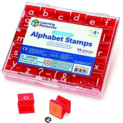 Learning Resources Alfabet stempels in kleine letters Briefstempels voor kinderen, klasbenodigdheden, ABC leren, peuter stempel, alfabet letters Learning Resources Alfabet stempels in kleine letters Briefstempels voor kinderen, klasbenodigdheden, ABC leren, peuter stempel, alfabet letters
