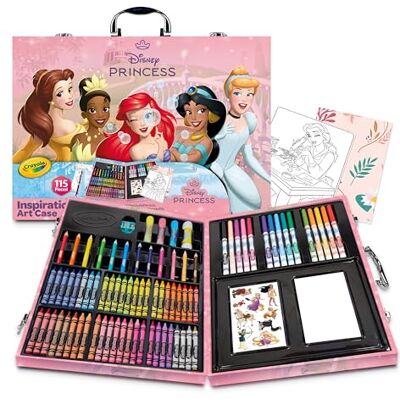 CRAYOLA Disney prinsessen schilderset assortiment van 115 verschillende delen aanbevolen leeftijd: vanaf 5 jaar CRAYOLA Disney prinsessen schilderset assortiment van 115 verschillende delen aanbevolen leeftijd: vanaf 5 jaar