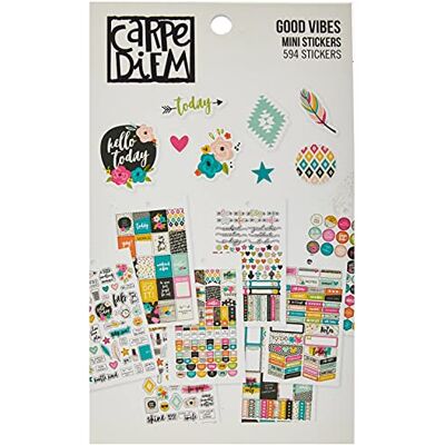 Carpe Diem Simple Stories Mini Stickers Good Vibes 7956 Veelkleurig Carpe Diem Simple Stories Mini Stickers Good Vibes 7956 Veelkleurig