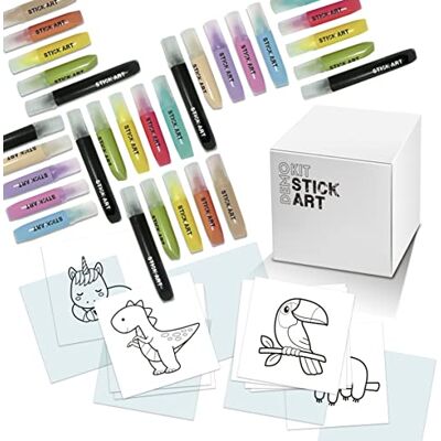Comansi Art Sticker Demo Kit: CREA uw eigen 3D-stickers Ideaal voor werkplaatsen, verjaardagen en kinderfeesten, meerkleurig (SA14000) Comansi Art Sticker Demo Kit: CREA uw eigen 3D-stickers Ideaal voor werkplaatsen, verjaardagen en kinderfeesten, meerkleurig (SA14000)
