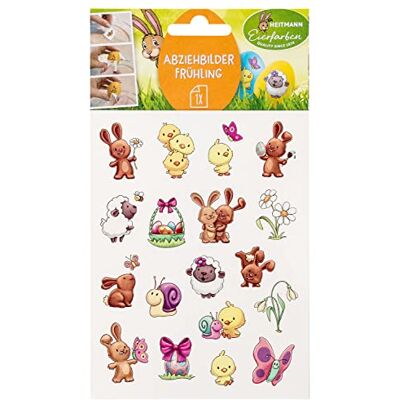 Heitmann Eierfarben Lente stickers – 1 gekleurd vel Heitmann Eierfarben Lente stickers – 1 gekleurd vel