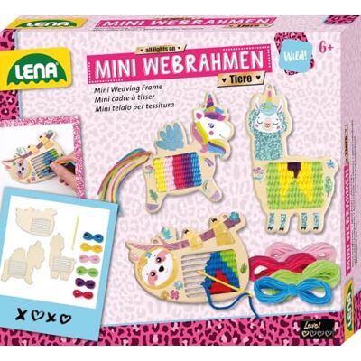 Lena Mini-frame voor dierenkaarten, vouwdoos, 42723 Lena Mini-frame voor dierenkaarten, vouwdoos, 42723