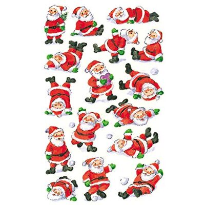 bsb Kerststickers met motief kerststickers in 7,8 x 12,5 cm kleine stickers kerstman en kerstman cadeausticker bsb Kerststickers met motief kerststickers in 7,8 x 12,5 cm kleine stickers kerstman en kerstman cadeausticker