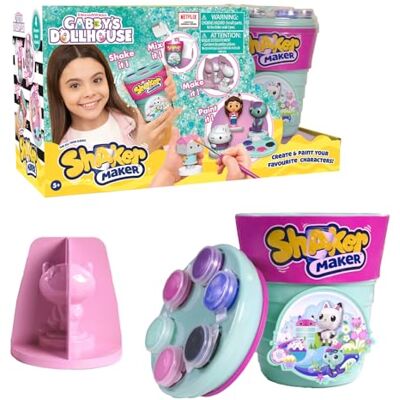Shaker Maker , Figuurcreatie, artistieke en handmatige activiteit, model Gabby en het magische huis, voor kinderen vanaf 5 jaar, HKG00 Shaker Maker , Figuurcreatie, artistieke en handmatige activiteit, model Gabby en het magische huis, voor kinderen vanaf 5 jaar, HKG00