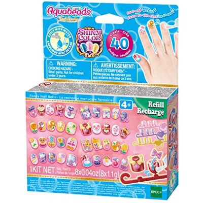 AQUA BEADS Aquabeads De navulverpakking voor manicure knutselset handactiviteit voor kinderen in volledige autonomie navulling van kralen die met water plakken speelgoed voor kinderen vanaf 4 jaar 35007 AQUA BEADS Aquabeads De navulverpakking voor manicure knutselset handactiviteit voor kinderen in volledige autonomie navulling van kralen die met water plakken speelgoed voor kinderen vanaf 4 jaar 35007