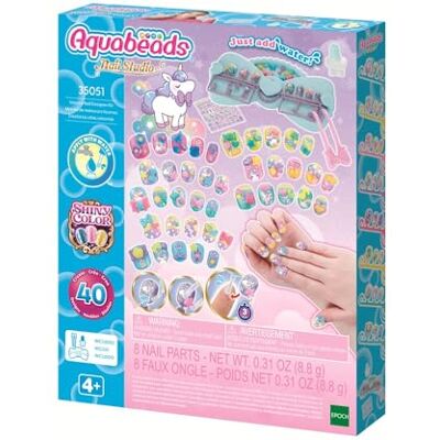 AQUA BEADS Aquabeads 35051 eenhoorn nagelcreatieset Arts & Crafts Bead Activity Toy AQUA BEADS Aquabeads 35051 eenhoorn nagelcreatieset Arts & Crafts Bead Activity Toy