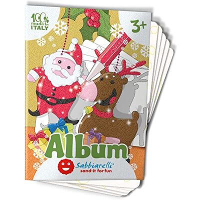 Sabbiarelli Sand-it For Fun babyalbum kerstdecoratie 5 A5 zelfklevende kaarten voor zandkunst met 10 decoraties gekleurd zand niet inbegrepen Kerstmis knutselen voor kinderen 3-5 jaar Contient 5 cartes adhésifs A5 pour créer 10 décorations 100% Ma Sabbiarelli Sand-it For Fun babyalbum kerstdecoratie 5 A5 zelfklevende kaarten voor zandkunst met 10 decoraties gekleurd zand niet inbegrepen Kerstmis knutselen voor kinderen 3-5 jaar Contient 5 cartes adhésifs A5 pour créer 10 décorations 100% Ma