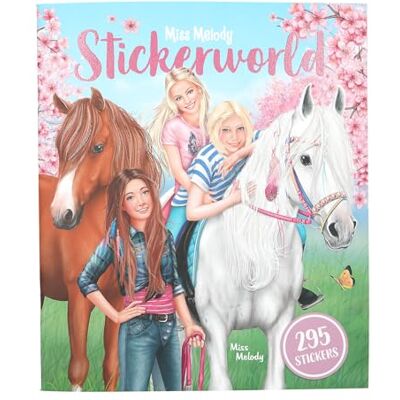 Depesche Miss Melody 13028 stickerboek met 24 achtergrondpagina's om zelf te maken, met 3 dubbelzijdige stickers Depesche Miss Melody 13028 stickerboek met 24 achtergrondpagina's om zelf te maken, met 3 dubbelzijdige stickers