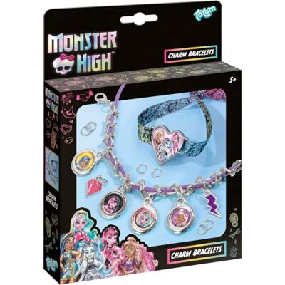 Totum CCG Monster High Knutselset voor kinderen, creatieve set met 5 metalen hangers en accessoires voor twee stijlvolle fanarmbanden, knutselplezier vanaf 5 jaar, Mittelgroße Totum CCG Monster High Knutselset voor kinderen, creatieve set met 5 metalen hangers en accessoires voor twee stijlvolle fanarmbanden, knutselplezier vanaf 5 jaar, Mittelgroße
