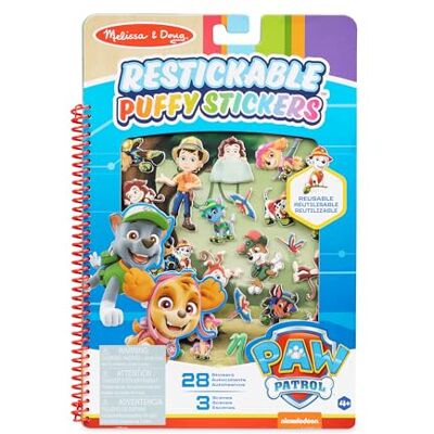 Melissa & Doug Paw Patrol herbruikbare opblaasbare jungle-stickers, activiteitenblok, stickerboek, 3+, cadeau voor jongens of meisjes Melissa & Doug Paw Patrol herbruikbare opblaasbare jungle-stickers, activiteitenblok, stickerboek, 3+, cadeau voor jongens of meisjes