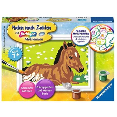 Ravensburger Klein veulen. schilderen op nummer serie f Ravensburger Klein veulen. schilderen op nummer serie f