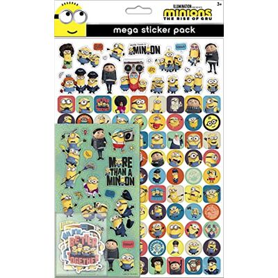 Paper Projects 01.70.22.027 Minions: The Rise of Gru Mega Pack Drie soorten stickers (ongeveer 150 in totaal) Herbruikbaar op niet-poreuze oppervlakken, veelkleurig, 29,7 cm x 11 cm Paper Projects 01.70.22.027 Minions: The Rise of Gru Mega Pack Drie soorten stickers (ongeveer 150 in totaal) Herbruikbaar op niet-poreuze oppervlakken, veelkleurig, 29,7 cm x 11 cm
