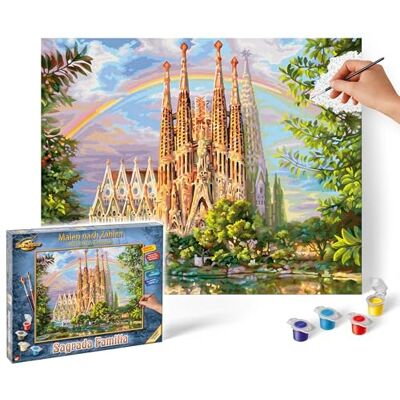 Schipper Sagrada Familia 609130914 schilderen op nummer voor volwassenen, met penselen en acrylverf, 40 x 50 cm Schipper Sagrada Familia 609130914 schilderen op nummer voor volwassenen, met penselen en acrylverf, 40 x 50 cm