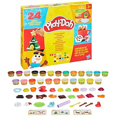 Play-Doh Partij-adventskalender, boetseerkleiset, voor kinderen vanaf 3 jaar Play-Doh Partij-adventskalender, boetseerkleiset, voor kinderen vanaf 3 jaar