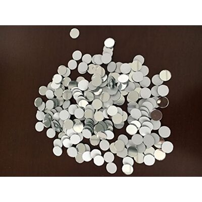 MEYA 200 stuks kleine ronde spiegels om te knutselen en te decoreren, echte mozaïekspiegels met 1 cm diameter 1 x 1 cm MEYA 200 stuks kleine ronde spiegels om te knutselen en te decoreren, echte mozaïekspiegels met 1 cm diameter 1 x 1 cm