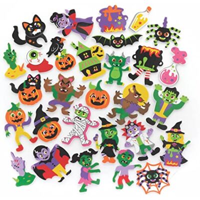 Baker Ross FE734 Stickers voor kinderen, schuim, Halloween, 200 stuks, stickers voor kinderen, scrapbooking, accessoires, creatieve vrije tijd, kinderen Baker Ross FE734 Stickers voor kinderen, schuim, Halloween, 200 stuks, stickers voor kinderen, scrapbooking, accessoires, creatieve vrije tijd, kinderen
